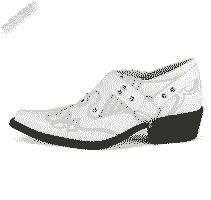 Белые туфли казаки «Garant»