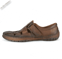 Летние коричневые туфли