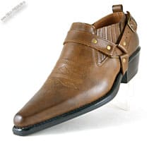 Туфли казаки коричневые «Alexander»