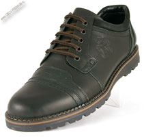 Черные ботинки из нубука «Arman»