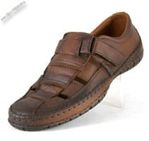 Летние коричневые туфли